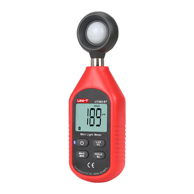 Misuratore di luminosità portatile Bluetooth - Display retroilluminato - Alta frequenza di campionamento - Valori caratteristici: MAX/MIN - Spegnimento automatico