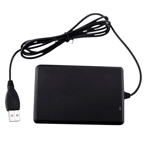 Lettore di schede USB - Schede EM 125 KHz - Comunicazione USB - Simulazione della tastiera - Plug & Play - Adatto per software di controllo accessi