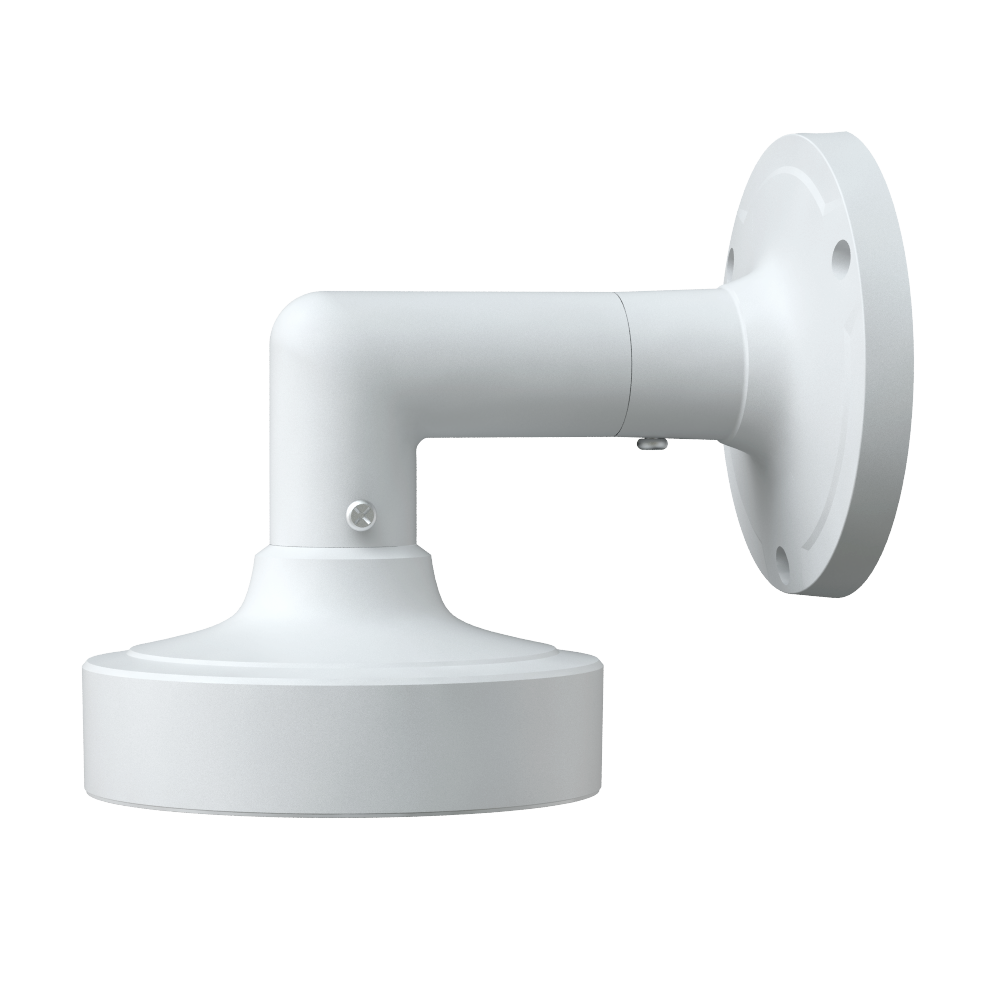 Soporte de pared Safire Smart - Para cámaras domo ojo de pez - Longitud de montaje 195 mm - Diámetro de la base 131,1 mm - Apto para exterior - Aleación de aluminio