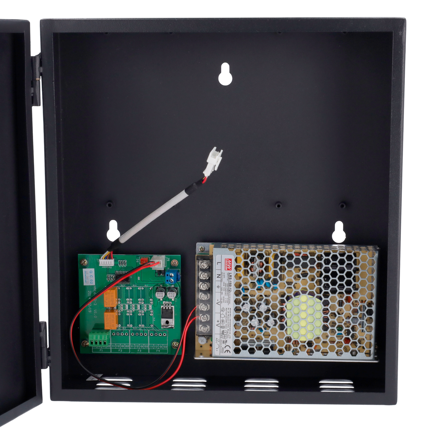 Controller di accessi RFID - Lettore di schede MF - Accesso per scheda - Uscita relè per 1 porta - Include alimentatore - Gestione con il software Hotel Lock System