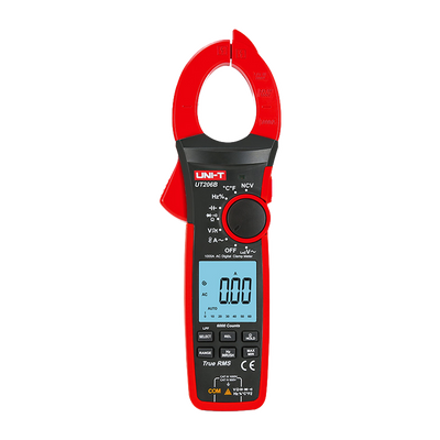 Pinza amperimétrica LCD - Medición en DC hasta 1000V - Medición en AC hasta 1000V y 1000A - Resistencia/capacitancia/frecuencia/temperatura - Auto Rango | Test diodos| True RMS | NVC - Apertura de pinza de 42mm