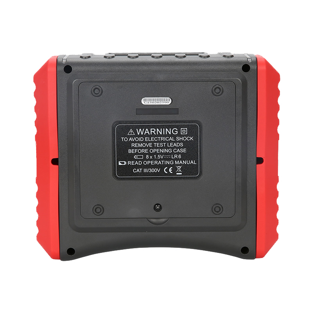 Earth resistance meter - LCD display - Earth resistance measurement up to 40kΩ - Soil resistivity measurement up to 40kΩ - Data storage - Auto power off