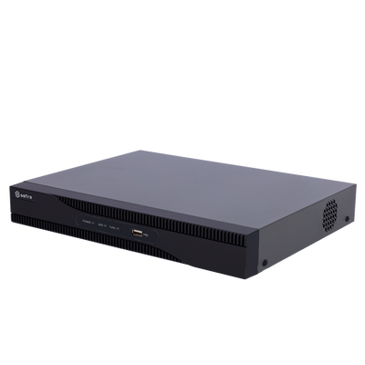 NVR per videocamere IP - 16 CH video - Compressione H.265+ - Risoluzione massima 8Mpx - Larghezza di banda 160 Mbps - Uscita HDMI 4K e VGA - Ammette 1 hard disk