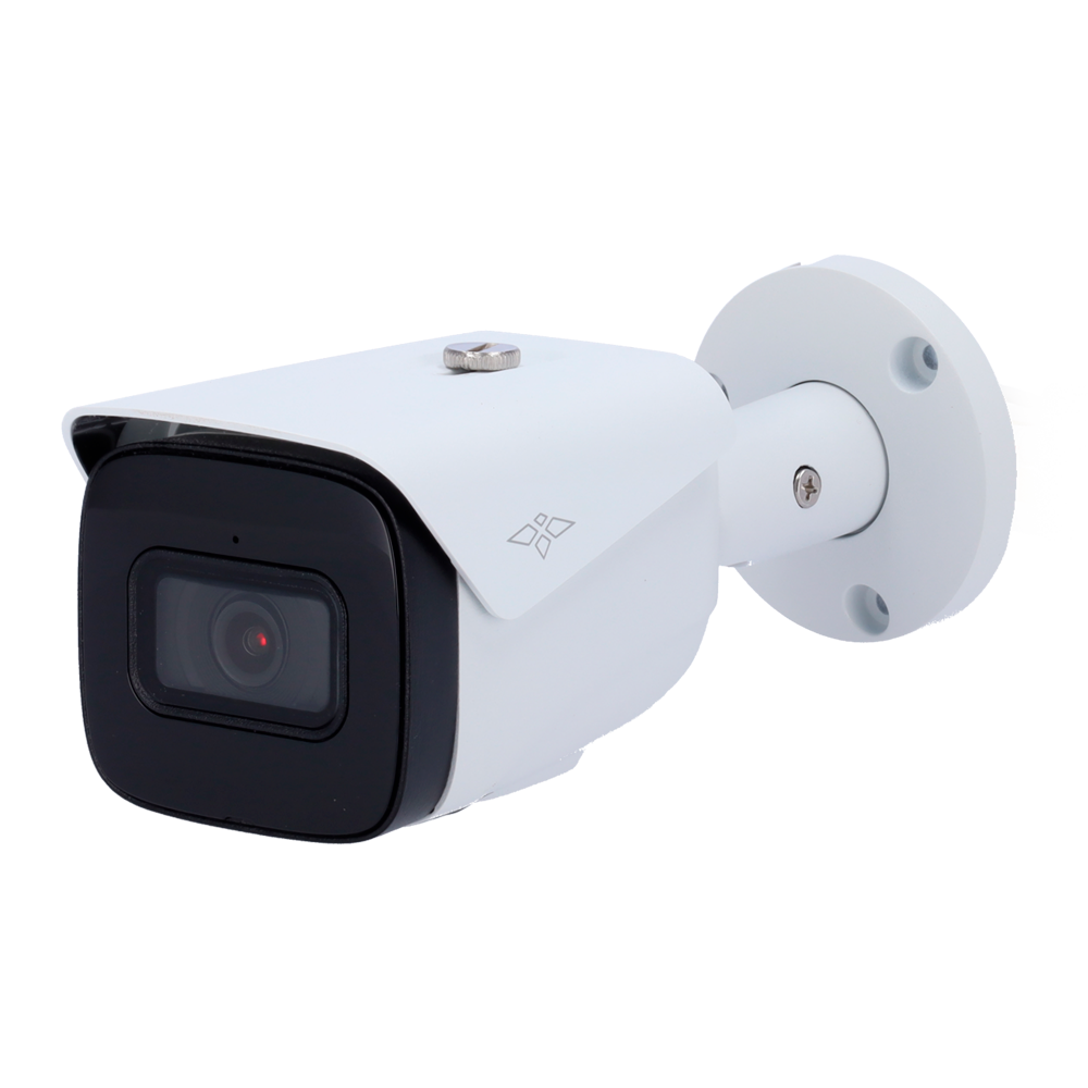 Cámara Bullet IP 4 Megapixel Gama Ultra - 1/2.9” Progressive Scan CMOS - Compresión H.265+ | POE | IP67 - Lente 2.8 mm / LEDs IR Alcance 50 m - Funciones Inteligentes - Alarmas / Audio / Micrófono incorporado