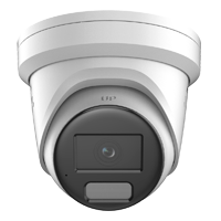 Telecamera IP 4 Megapixel - 1/1.8" Progressive Scan CMOS - Compressione H.265+ / H.265 - Ottica 2.8 mm / WDR / Luce Bianca con funzione Deterrente - Truesense2: Miglioramento del filtro per i falsi allarmi - Luce con funzione deterrente e Audio bidirezio