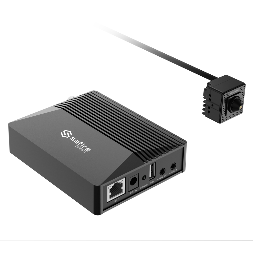 Safire Smart - Cámara Pinhole IP gama I1 AI Avanzado - Resolución 2 Megapíxel (1920x1080) - Lente 2.8 mm | Audio & Alarmas - AI Avanzada:Perimetral, Facial, Conteo,Metadatos - PoE (IEEE802.3af)