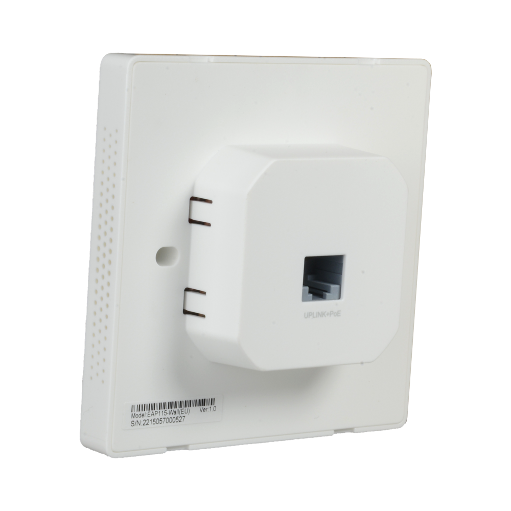 TP-Link - AP Omnidirezionale  Wi-Fi 4 - Supporta 802.11 n/g/b - Velocità di trasmissione fino a 300 Mbps - Installazione in scatole di meccanismo - Alimentazione PoE