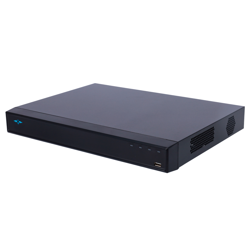 Videograbador 5n1 X-Security - 16 CH HDTVI/HDCVI/AHD/CVBS/Hasta 24CH IP (5Mpx) - 2 CH Reconocimiento facial | Protección perimetral. - Reconocimiento de 16 CH de personas y vehículos - Resolución de grabación 5M-N - Alarmas | Audio totalmente coaxial