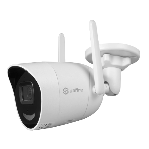 Telecamera IP 4 Megapixel - 1/2.7" Progressive Scan CMOS - H.265 / H.264, Audio - Lente 2.8 mm | WDR - Wi-Fi IEEE802.11 b/g/n con connessione Hotspot