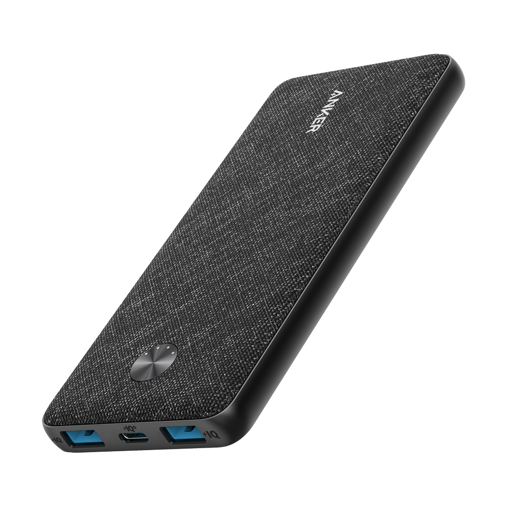 Anker - Power bank con indicatore di ricarica a LED - Capacità 10000mAh  - Ricarica veloce PD20W  - Ingresso USB-C , Uscite 2 USB -A - Carica  2 dispositivi contemporaneamente