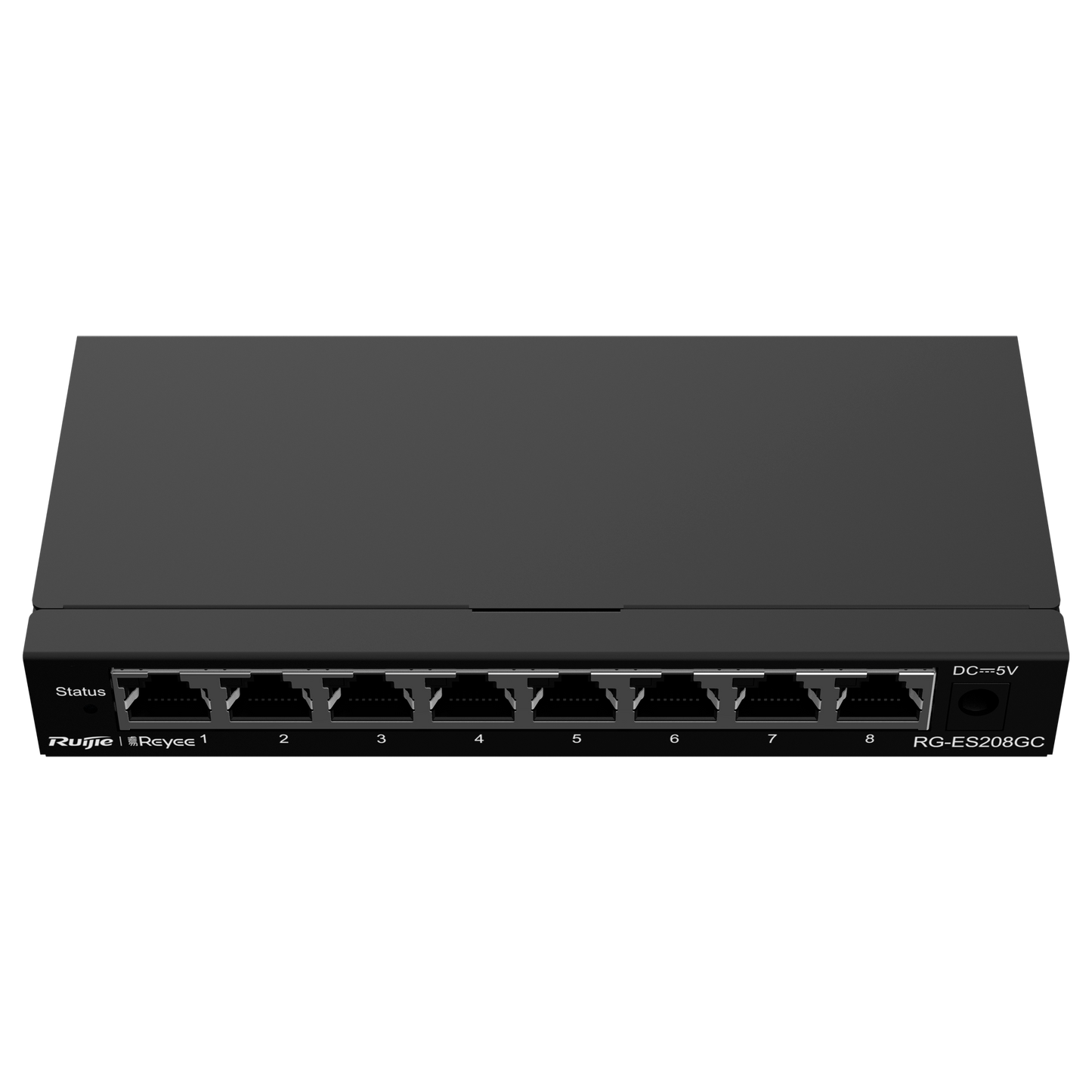 Reyee Cloud Layer 2 Switch - 8 Gigabit RJ45 Ports - 10/100/1000 Mbps Port Speed - Plug & Play - VLAN/Port Isolation/Loop Detection - Port Speed Limit