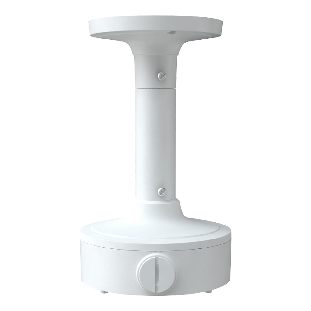 Soporte techo Safire Smart - Altura 235.9 mm - Diámetro de la base para cámaras 139.3mm - Apto para uso en exterior - Color blanco - Fabricado en aleación de aluminio