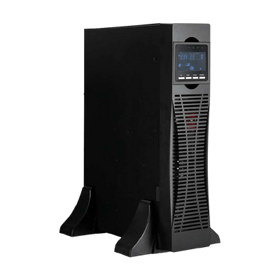 SAI online - Potenza 1000VA/1000W - Entrata 200~240 Vac / Uscita 200~240 Vac - 2 uscite SAI/UPS protette - Tempo di ricarica 6 h (90%) - 1 batteria agli Ioni di Litio (inclusa)