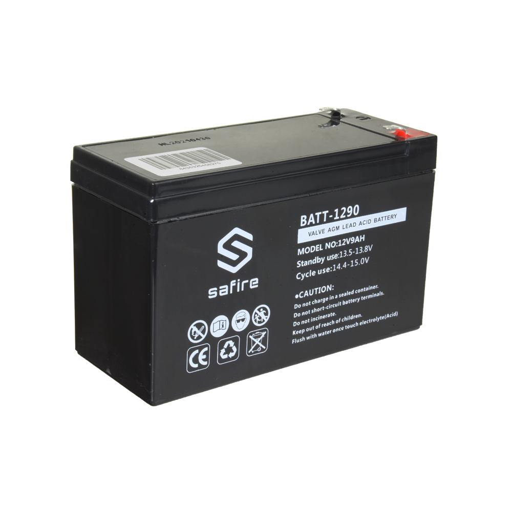 Batteria ricaricabile - Tecnologia piombo-acido AGM - Voltaggio 12 V - Capacità 9.0 Ah - 100 x 151 x 65 mm / 2570 g - Per backup o uso diretto
