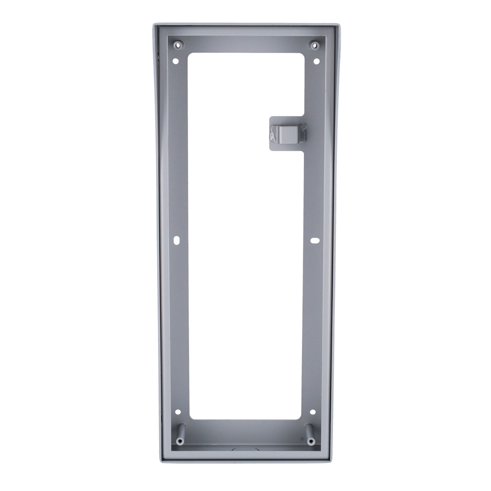 Supporto di superficie - Specifico per videocitofoni - Compatibile con XS-V2000E-M(X) - Triplo modulo - 373mm (Al) x 150mm (An) x 81mm (Fo) - Realizzato in acciaio / Richiede XS-VF003