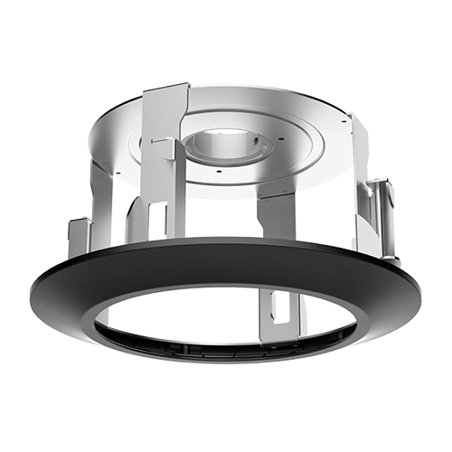 Roof mount camera support - For dome cameras - Indoor use - Black color - Aluminum alloy and ABS