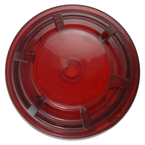 DMTECH - Sirena incendi cablata per interni ed esterni - Potenza del suono 96 dB a 1 m - Flash LED - Base bassa per una facile installazione - Alimentazione 9~30 VDC