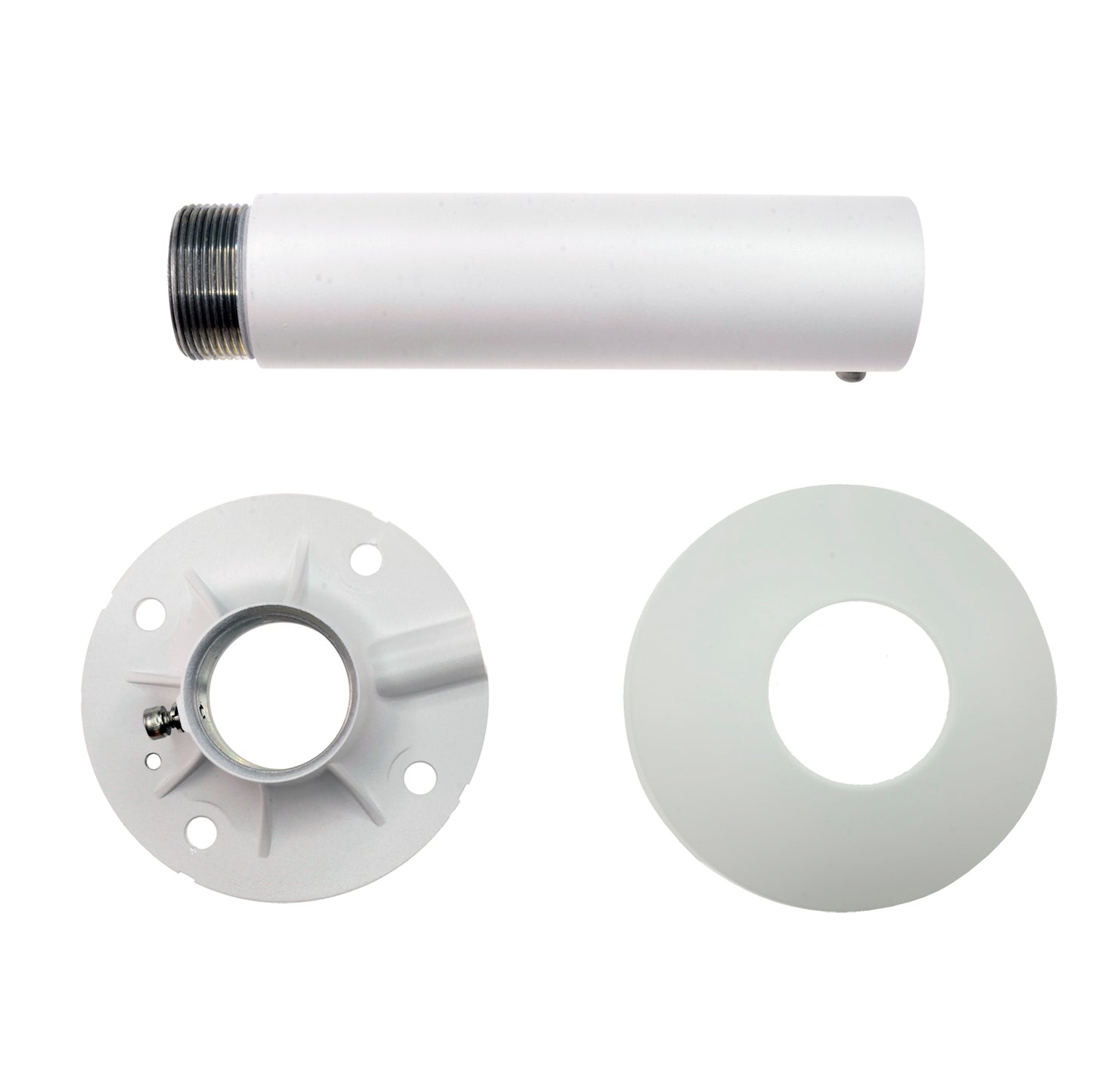 Roof bracket - Height 240 mm - Suitable for outdoors - White color - Compatible with XSECURITY - Cable entry