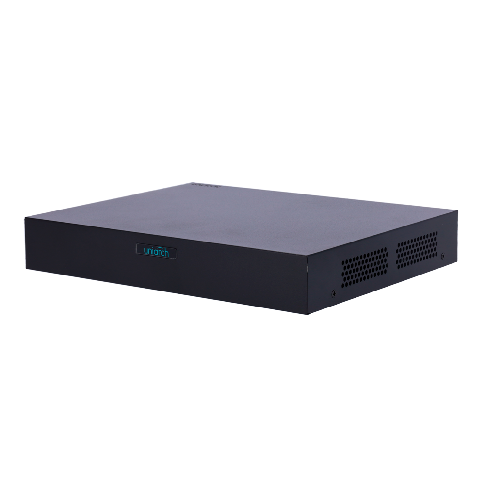 Videoregistratore 5n1 - Uniarch - 16 CH HDTVI / HDCVI / AHD / CVBS + 2 extra IP - Audio - Supporta 1 hard disk fino a 6TB