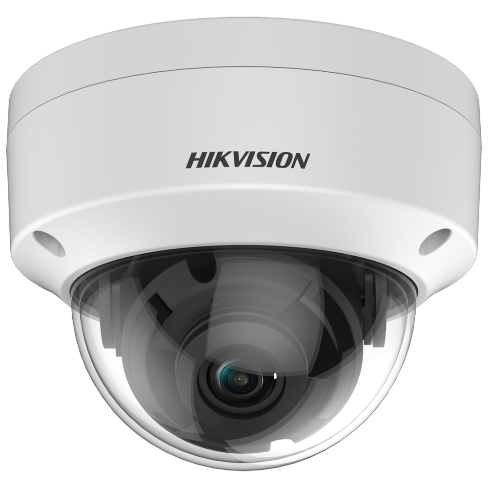 Hikvision - Telecamera Dome HDTVI Gamma Value - Risoluzione 5 Megapixel (2560x1944) - Ottica 2.8 mm - Smart IR Portata 20 m - Waterproof IP67, antivandalo IK10