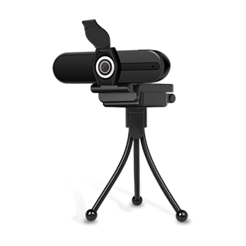 Telecamera web (Webcam) - Risoluzione 4Mpx - Angolo di visione 85º - Microfono integrato - USB 2.0 - Plug & Play