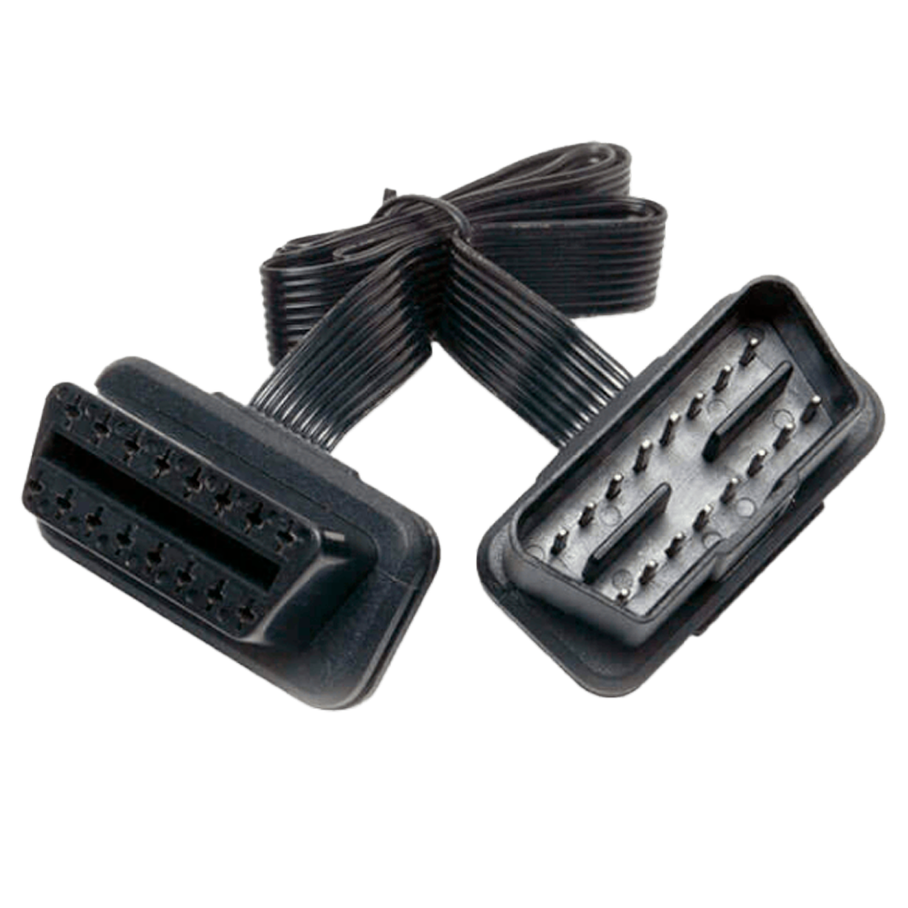 Cable extensor de OBD-II - Longitrud del cable de 0.7m - Compatible con dispositivos OBD-II
