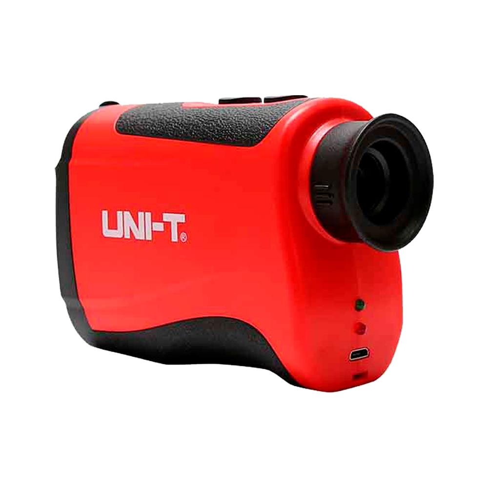 Laser Measurer - Non-Slip & Quiet Design - 25mm Optics - 7X Optical Zoom Telescope - Range up to 1000m with Pinpoint Accuracy - Distance, Angle & Speed Measurement