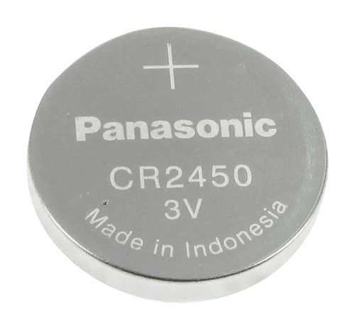 Panasonic - Batteria CR2450 - Voltaggio 3.0 V - Litio - Capacità nominale 620 mAh - Compatibile con i prodotti a catalogo