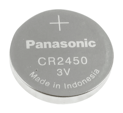 Panasonic - Batteria CR2450 - Voltaggio 3.0 V - Litio - Capacità nominale 620 mAh - Compatibile con i prodotti a catalogo