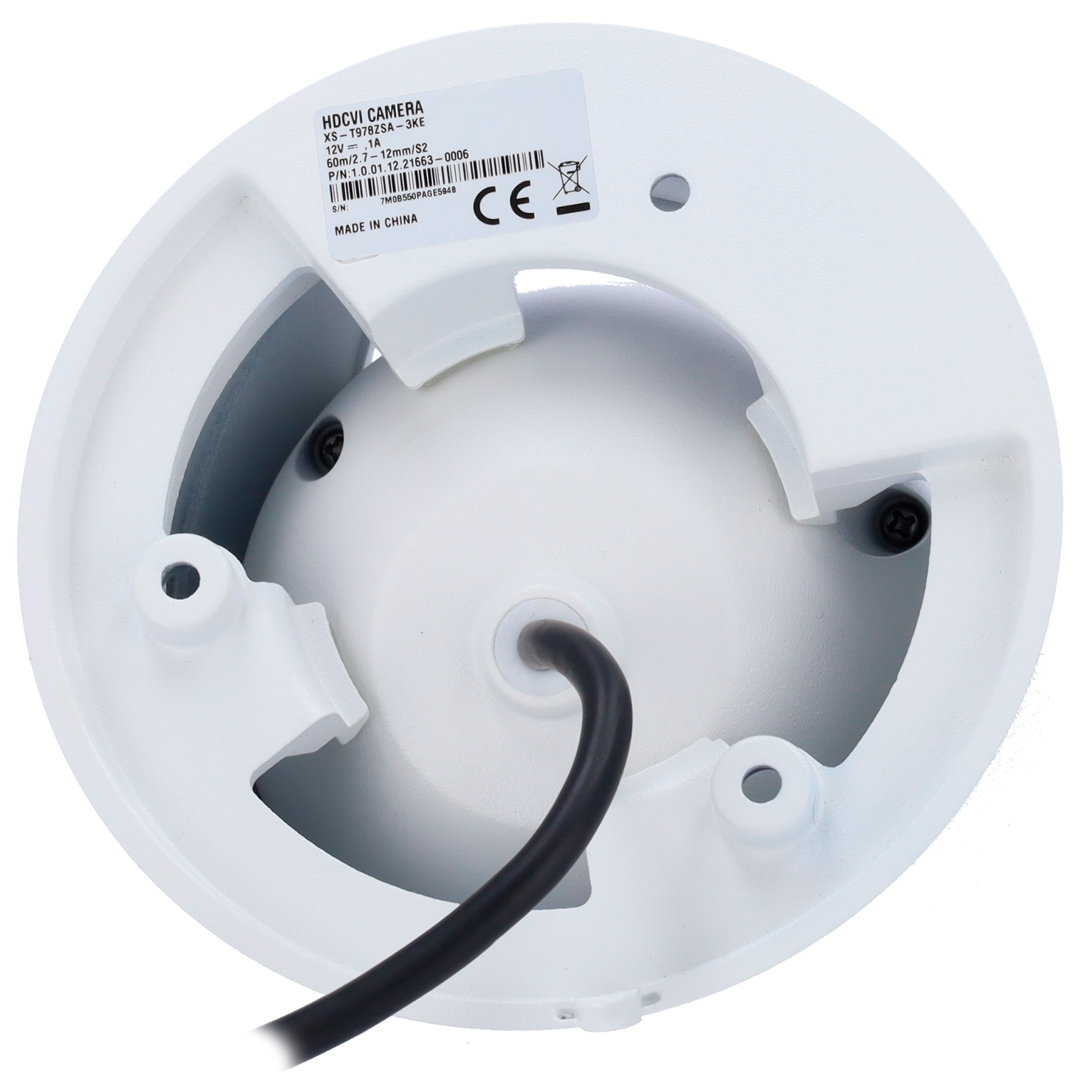 Telecamera Turret HDCVI X-Security - 1/2.7" CMOS 3K - Ottica Motorizzata Autofocus 2.7~12 mm - DWDR | Microfono integrato - Gamma IR LEDs 60 m - Impermeabile IP67