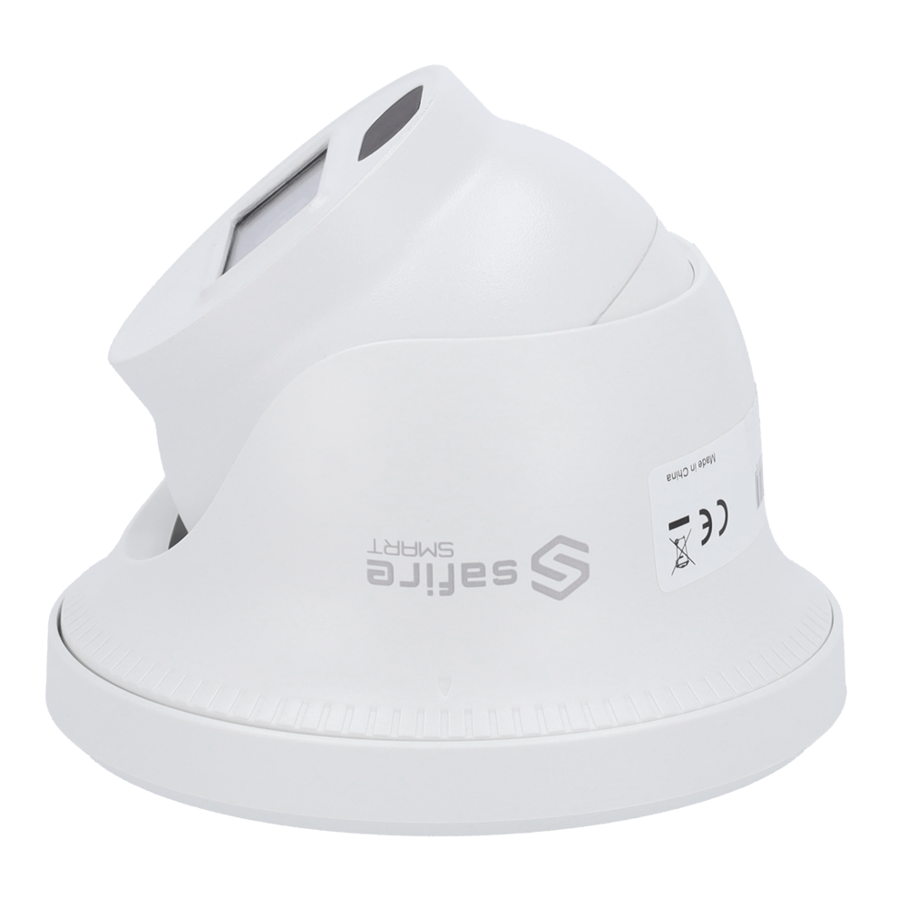 Safire Smart - Cámara IP Turret gama B1 - Resolución 2 Megapíxeles (1920x1080) - Lente de 2,8 mm | Micrófono integrado - Alcance IR 20 m | PoE (IEEE802.3af) - IP67 a prueba de agua