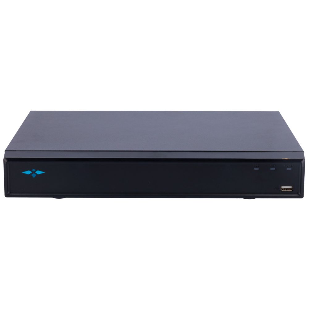 Videograbador 5n1 X-Security - 16 CH HDTVI/HDCVI/AHD/CVBS (4K) + 16 IP (8Mpx) - Alarmas | Audio sobre coaxial - Resolución 4K (7FPS) - 2 CH Reconocimiento facial - 8 CH Reconocimiento de personas y vehículos