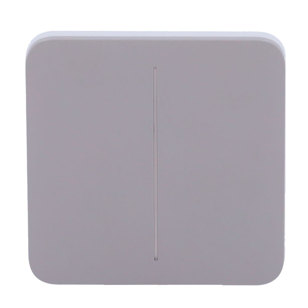 Ajax - LightSwitch SoloButton - Pannello tattile per doppio interruttore della luce - Compatibilità con AJ-LIGHTCORE-2G - Retroilluminazione a LED - Pannello tattile senza contatto - Colore grigio - Innowatt