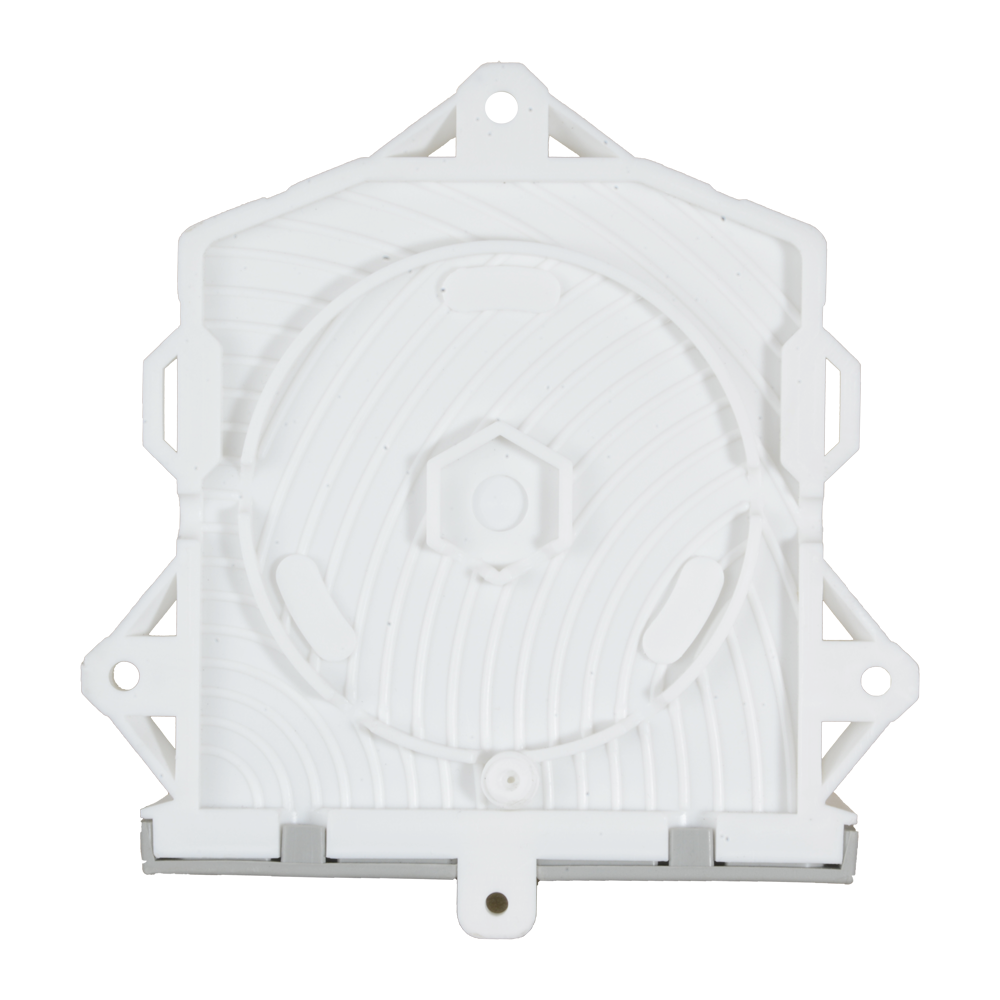 Scatola di giunzione per telecamere dome - Adatto per tutte le superfici - Installazione a tetto o parete - Fabbricato in plastica - Colore bianco