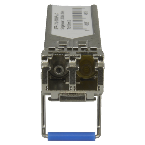 Módulo Transceptor SFP - TRx 1310 nm - Fibra Monomodo - Tipo de conector LC dúplex - Máximo 20 km - 1.25Gb/s - 1000Base-LX