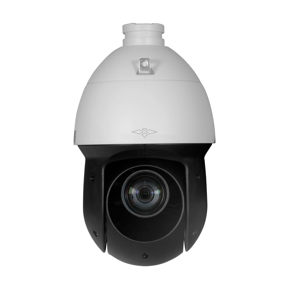 Telecamera IP PTZ X-Security 8 Mpx Gamma Ultra - 1/2.8” STARVIS CMOS - Lente varifocale 5-125 mm (25x) -  Distanza IR 100 m. > codifica H.265+ - Funzioni Intelligenti - IP66 | Audio | Allarmi