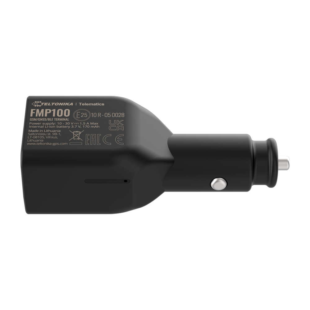 Tracker Plug & Play per veicoli - Collegamento alla presa accendisigari - Installazione rapida e accessibile - 2G e BLE per TK-EYE - Nano-SIM - Pulsante per la generazione di eventi