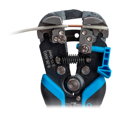 Pinza crimpatrice pelacavi  - Per 8 AWG-26 AWG - Crimpare terminali di 22 AWG-10 AWG - Facile da usare - Prezzo economico