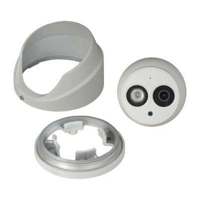 Cámara domo de 2 Megapíxeles - Gama PRO - Sensor CMOS 1/2.7" 1080p - Lente 2.8 mm - Iluminación IR 50m - Audio con micrófono integrado