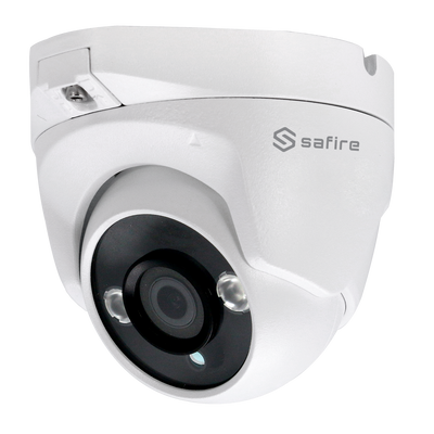 Telecamera Turret Safire Gamma ECO - Uscita 4 en 1 / Risoluzione 3K (2880x1620) - High Performance CMOS 3K (5Mpx 16:9) - Ottica 2.8 mm - IR Matrix LED Portata 30 m - Waterproof IP66