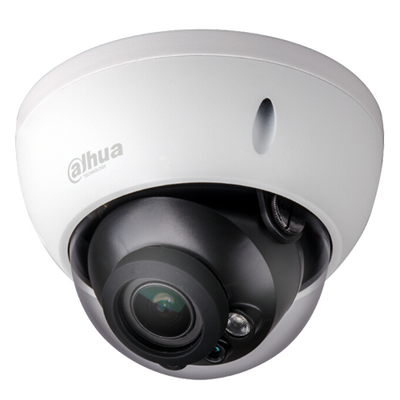 Branded HDCVI dome camera - 4 Megapixel - 1/3" 4.1 Megapixel CMOS - Autofocus motorized lens 2.7~13.5 mm - 2 IR Array LEDs Distance 30 m - 3DNR, WDR - Remote OSD menu from DVR