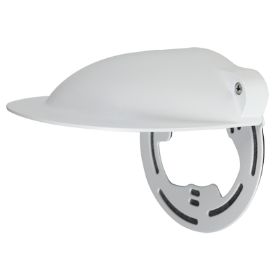 Custodia protettiva contro la pioggia - Per telecamere dome - Adatto per esterni - Alluminio e SGCC - 127 x 129.3 x 147 mm - Colore bianco