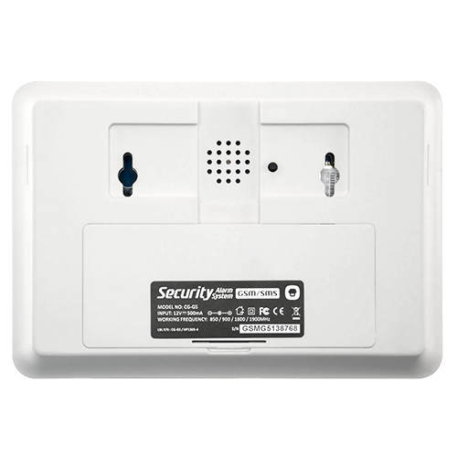 Kit allarme domestico - Pannello touch con modulo GSM - Invio di allarmi via SMS e chiamate - Rilevatore PIR volumetrico - 2 Contatto magnetici per porta / finestra - Include 2 telecomandi e 2 schede RFID