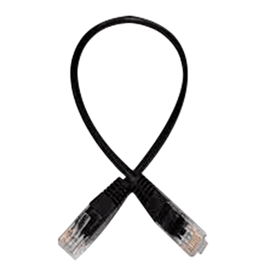 Cavo UTP Safire - Ethernet - Connettori RJ45 - Categoria 5E - 0.3 m - Colore nero