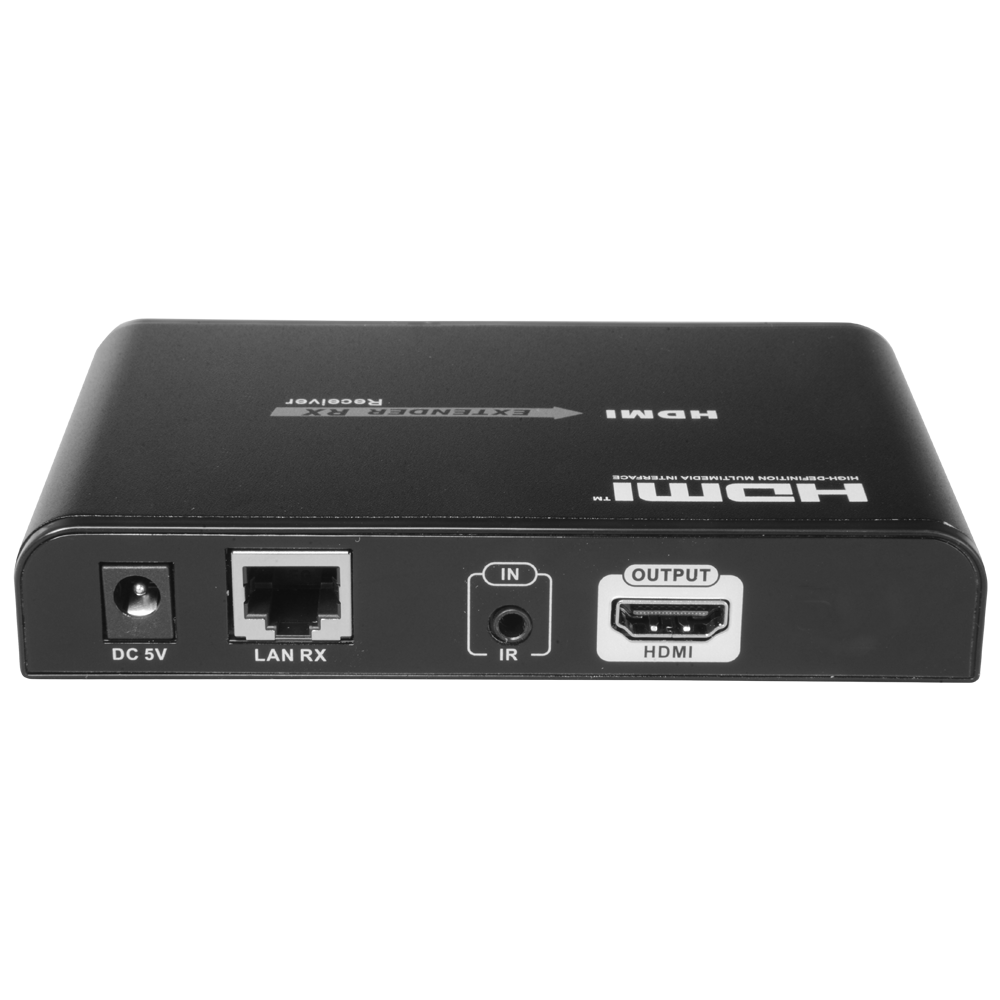 Estensore attivo HDMI 1080p [%VAR%] - Ricevitore compatibile HDMI-EXT-PRO - Portata 120 m su cavo UTP Cat 6 - Trasmissione IR - Consente il collegamento punto a punto fino a 253 ricevitori