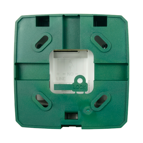 Pulsante di reset - Specifico per pannello antincendio - Estinzione manuale - Indicatore LED - Installazione in superficie - Riattivato manualmente o con chiave