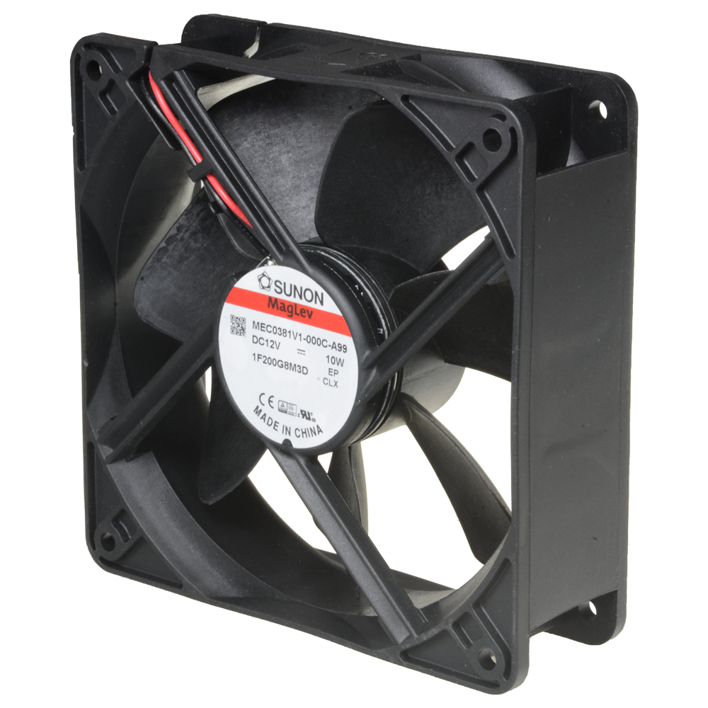 Ventilador magnético especial para Racks - Eficiente y silencioso - Fácil instalación - Permite una mejor ventilación y refrigeración dentro del Rack - Alimentado por dos cables de 1,5m