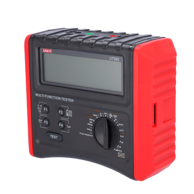 Misuratore di installazioni multifunzione - Display LCD da 9999 conteggi - Misura della resistenza di isolamento e della continuità - Misura dell'impedenza di linea e di loop - Test RCD | Test RCD a rampa - Tester di sequenza delle fasi