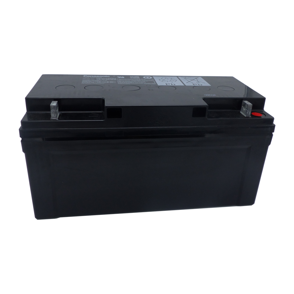 Panasonic - Batteria ricaricabile - Tecnologia piombo-acido AGM - Voltaggio 12 V / Capacità 65 Ah - 175 x 350 x 166 mm / 23.5 kg - Per backup o uso diretto