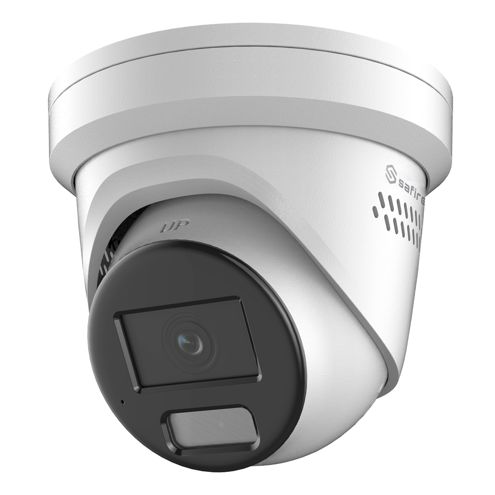 Telecamera IP 4 Megapixel - 1/1.8" Progressive Scan CMOS - Compressione H.265+ / H.265 - Ottica 2.8 mm / WDR / Luce Bianca con funzione Deterrente - Truesense2: Miglioramento del filtro per i falsi allarmi - Luce con funzione deterrente e Audio bidirezio